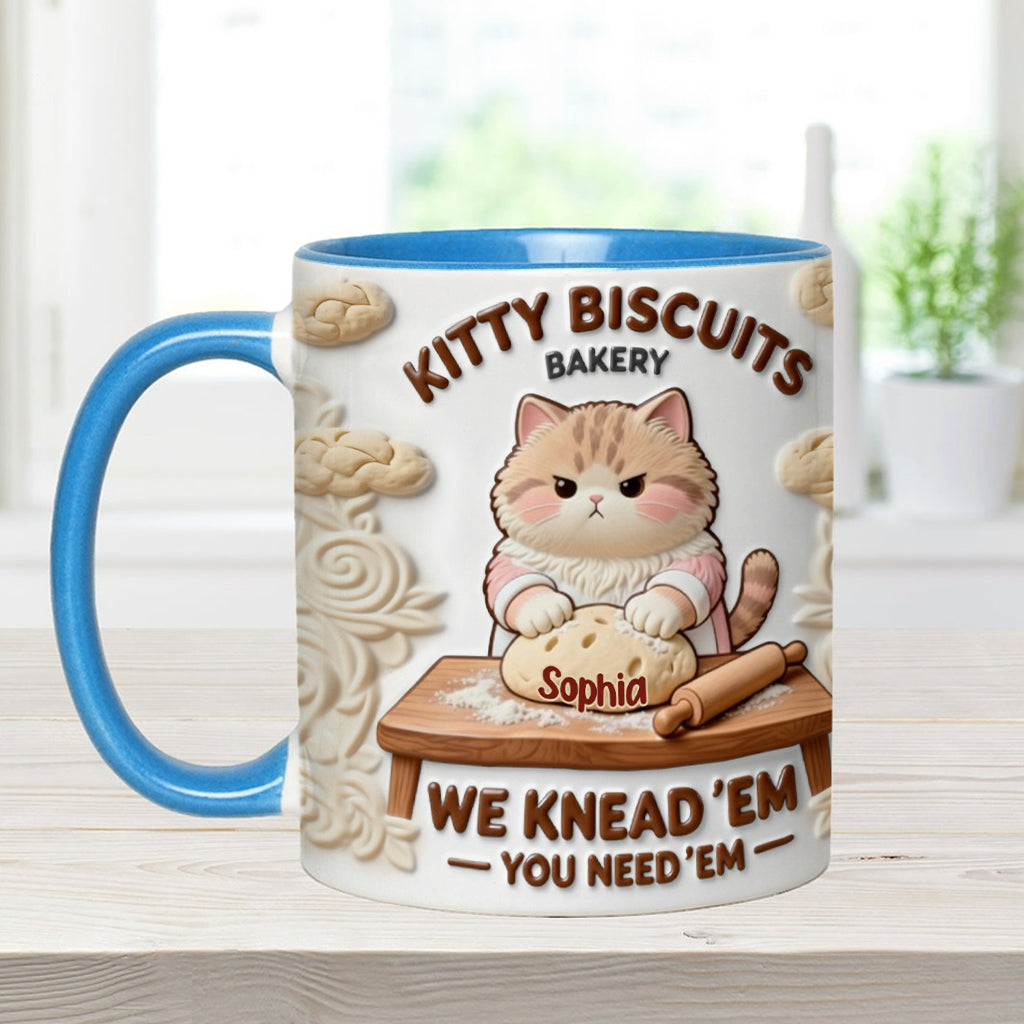 Nous les pétrissons, vous en avez besoin - Mug et sous-verre personnalisés pour la pâtisserie