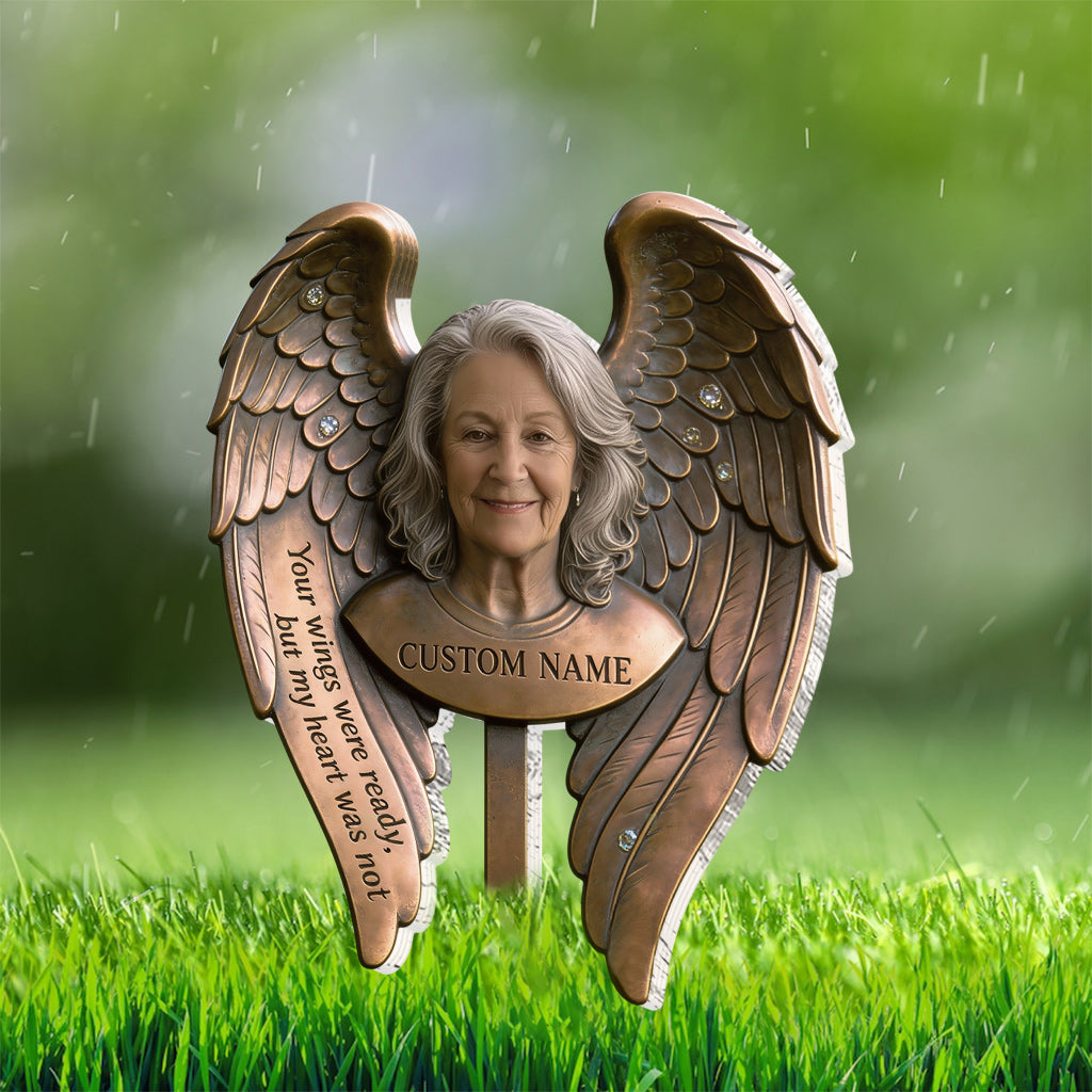 Toujours dans nos pensées - Plaque commémorative personnalisée en acrylique pour jardin / Panneau en acrylique