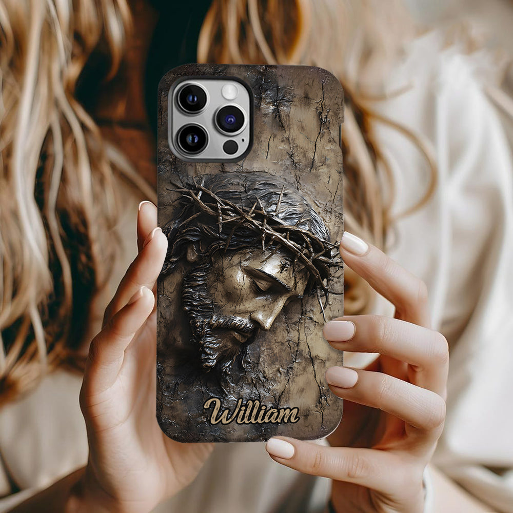 Foi, Espérance, Amour - Coque de téléphone personnalisée avec imprimé chrétien intégral