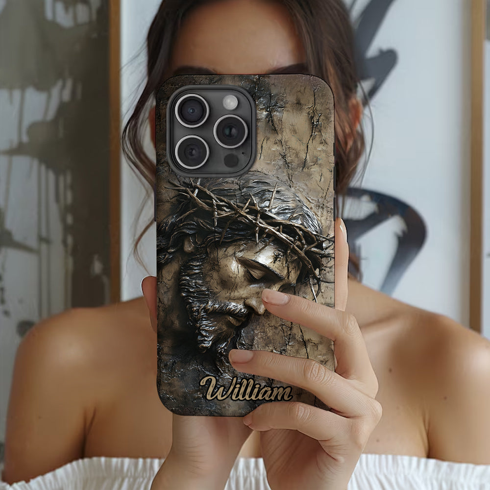 Foi, Espérance, Amour - Coque de téléphone personnalisée avec imprimé chrétien intégral