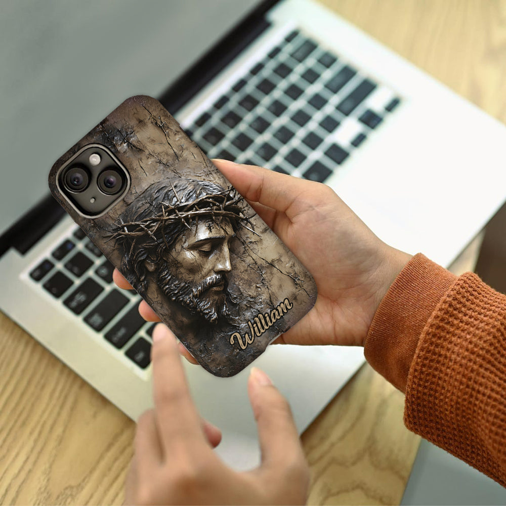 Foi, Espérance, Amour - Coque de téléphone personnalisée avec imprimé chrétien intégral