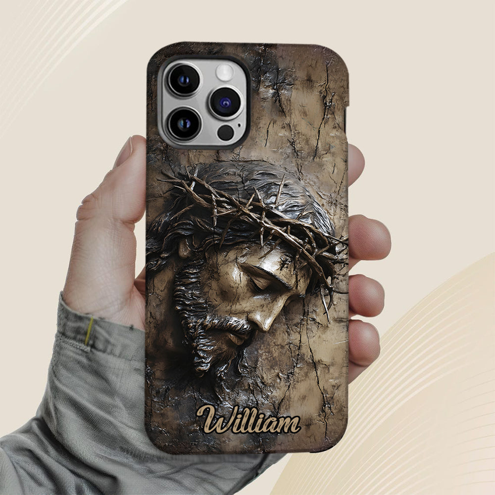 Foi, Espérance, Amour - Coque de téléphone personnalisée avec imprimé chrétien intégral