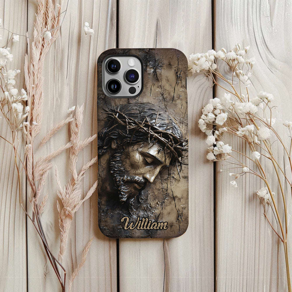 Foi, Espérance, Amour - Coque de téléphone personnalisée avec imprimé chrétien intégral