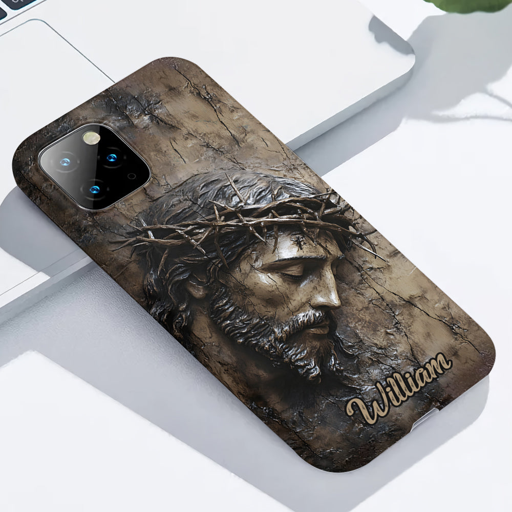 Foi, Espérance, Amour - Coque de téléphone personnalisée avec imprimé chrétien intégral