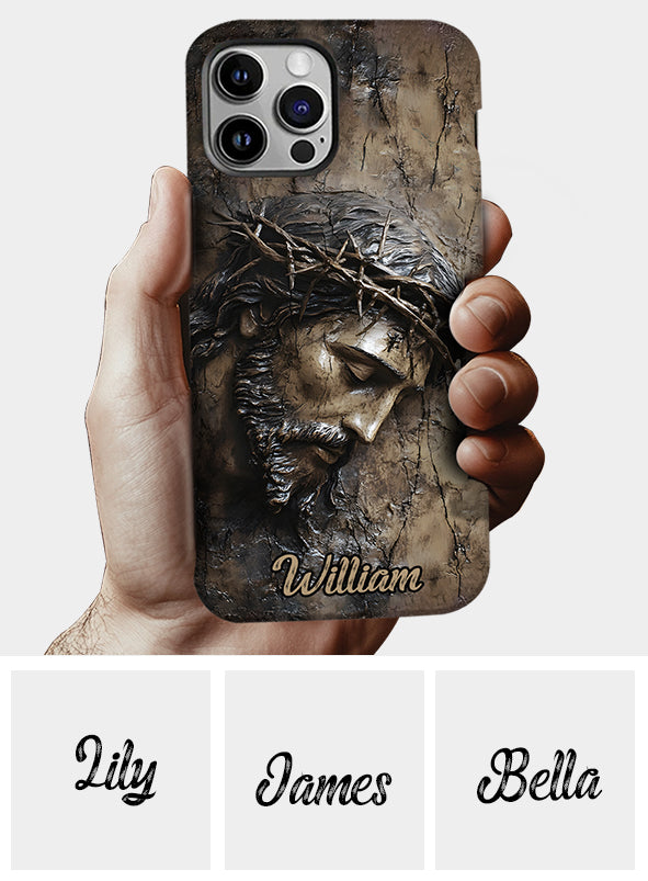 Foi, Espérance, Amour - Coque de téléphone personnalisée avec imprimé chrétien intégral