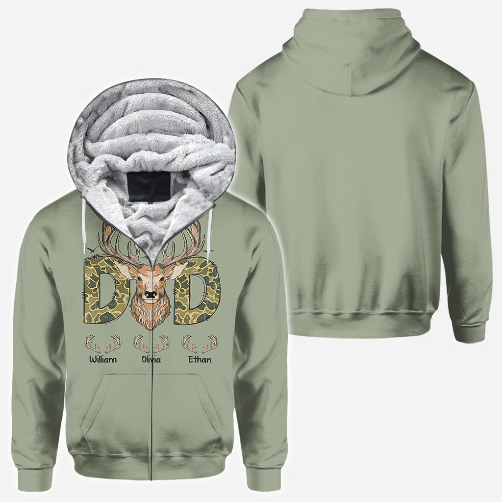 Meilleur papa du monde - T-shirt de chasse personnalisé