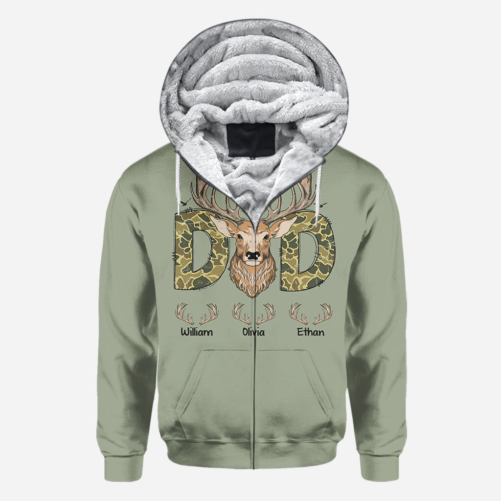 Meilleur papa du monde - T-shirt de chasse personnalisé