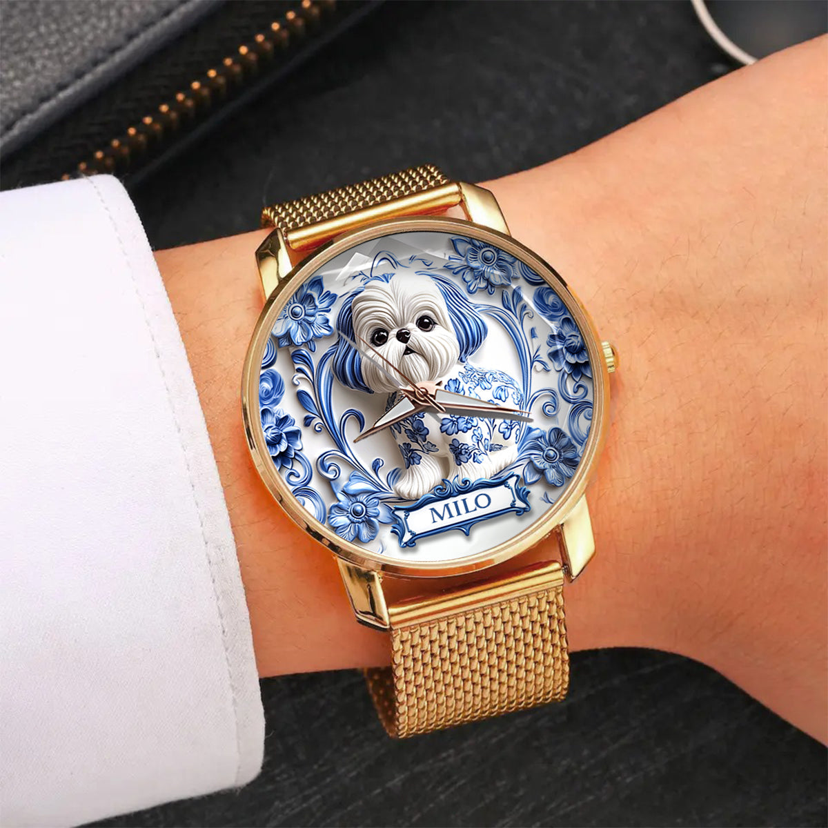 Dog Mom - Personalized Dog Women Hand Watch