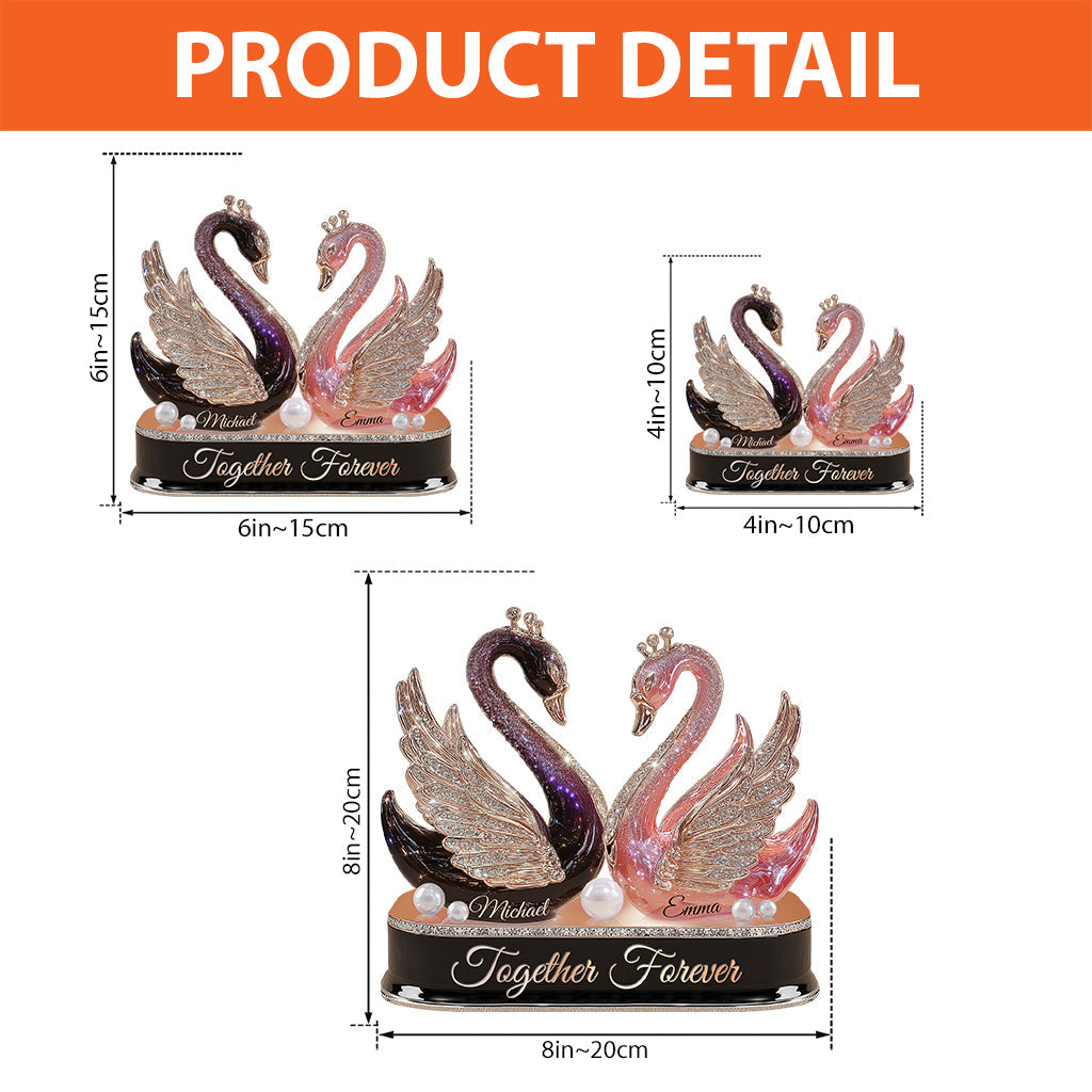 Toi et moi, on gère - Plaque acrylique personnalisée pour couple