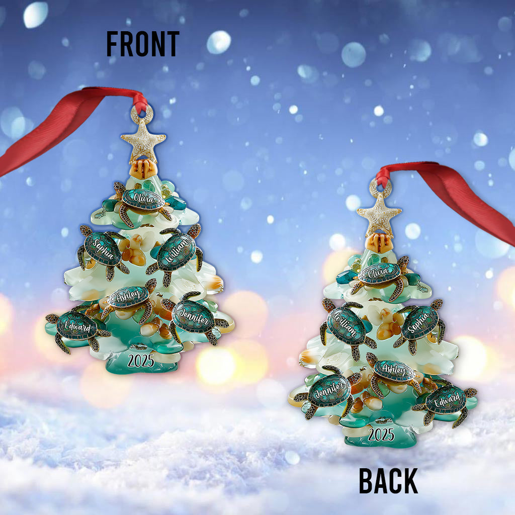 Joyeux Noël - Ornement familial personnalisé