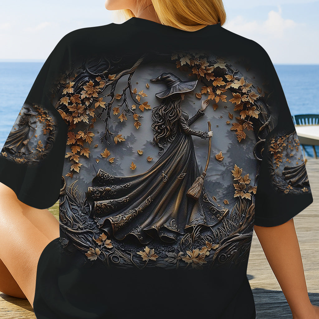 T-shirt personnalisé Sorcière Noire - T-shirt intégral Sorcière Noire