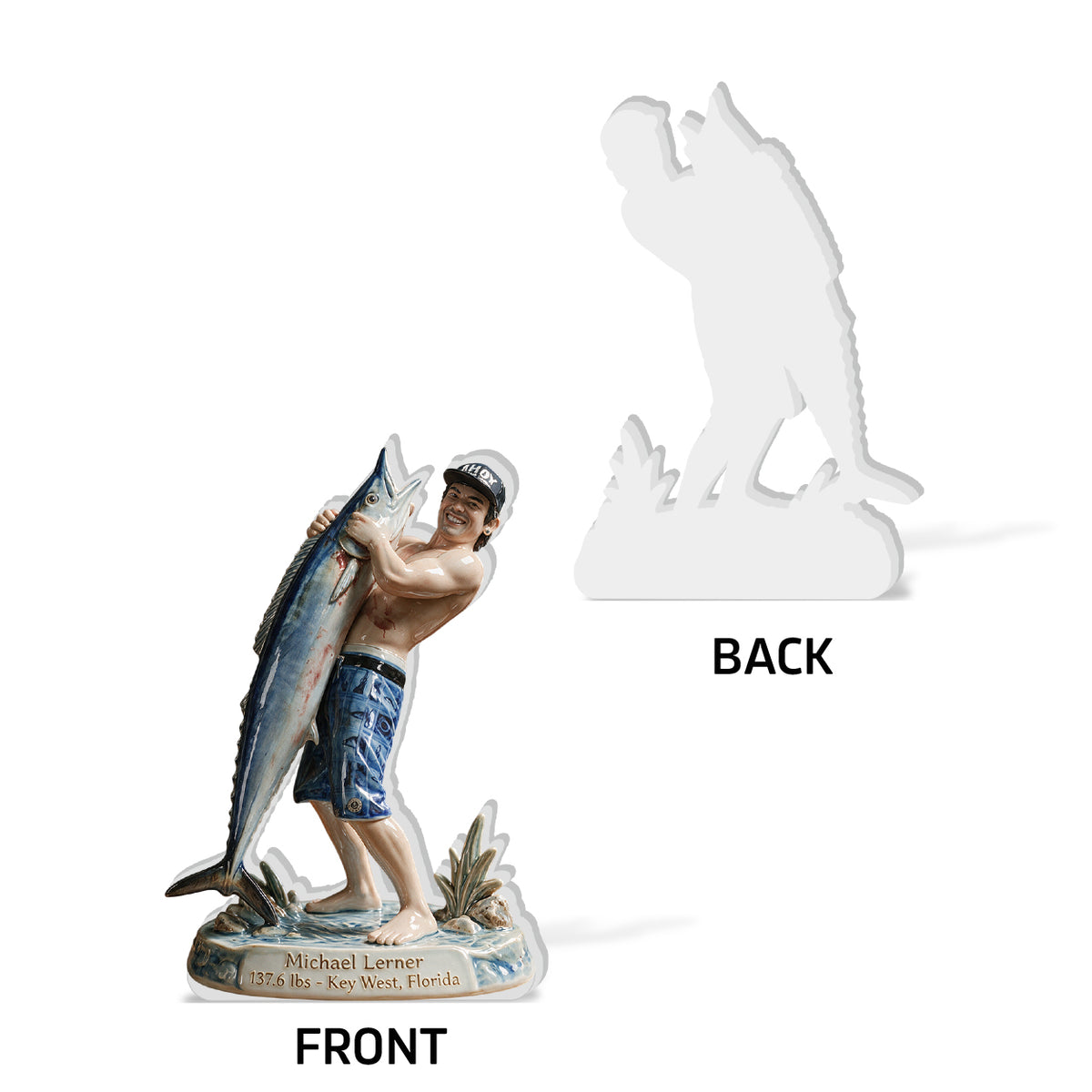 Personnalisé à partir de n'importe quelle photo - Plaque de pêche 3D personnalisée