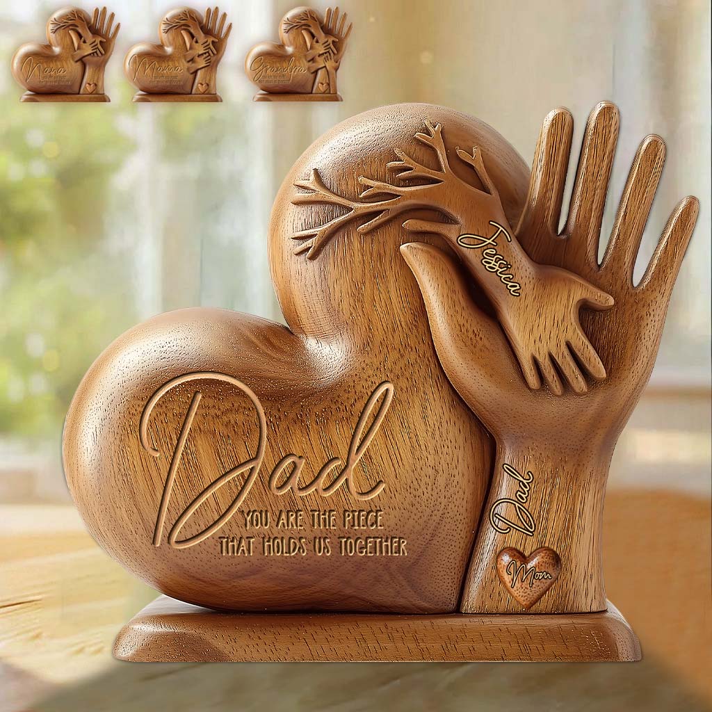 Papa, tu es le pilier de notre couple - Plaque acrylique personnalisée pour père