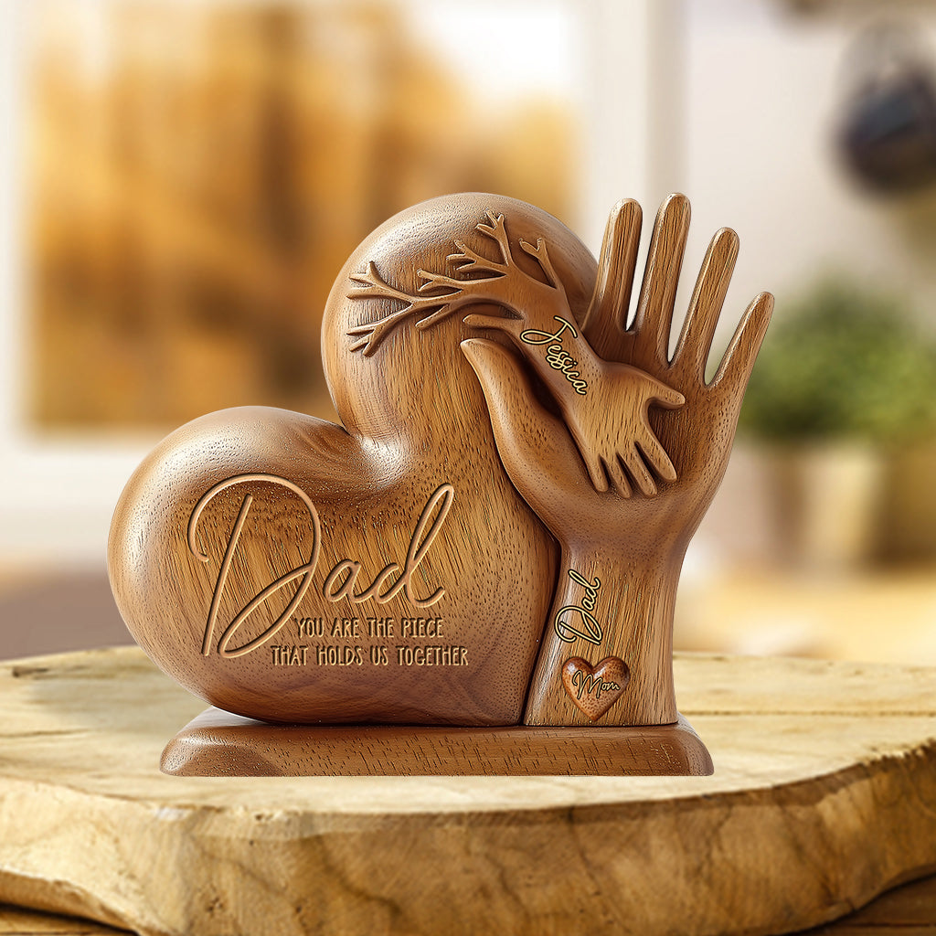Papa, tu es le pilier de notre couple - Plaque acrylique personnalisée pour père