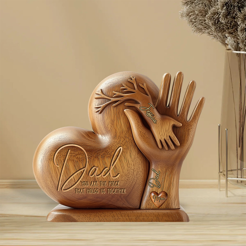 Papa, tu es le pilier de notre couple - Plaque acrylique personnalisée pour père