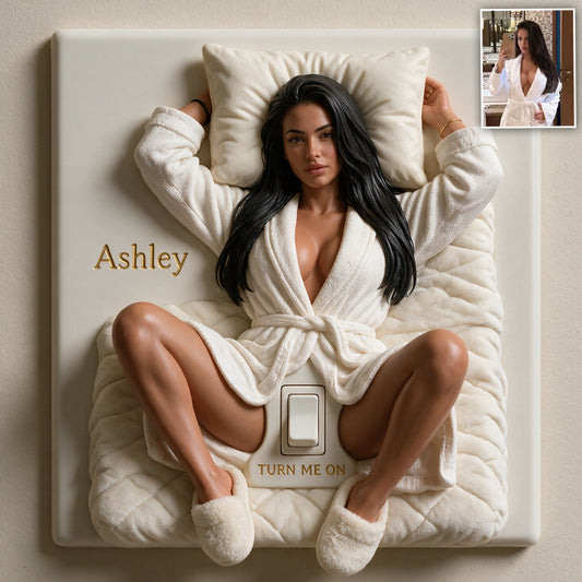 Turn Me On - Personalized Spicy Couple Light Switch/ Outlet Cover
