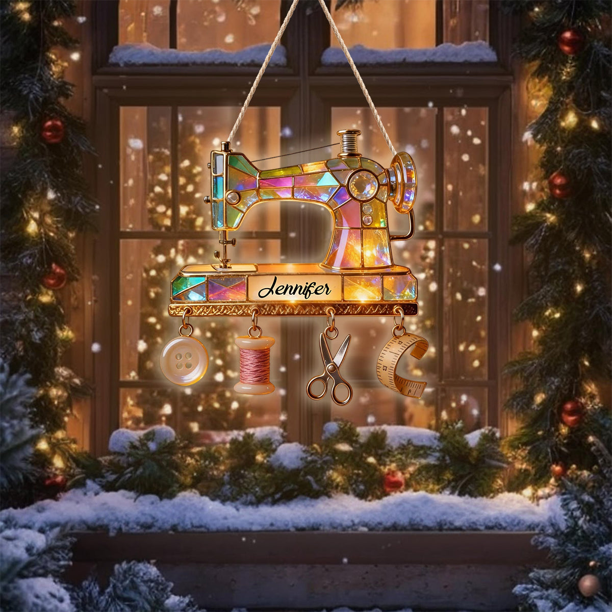 Machine à coudre colorée - Panneau lumineux LED personnalisé pour machine à coudre en acrylique