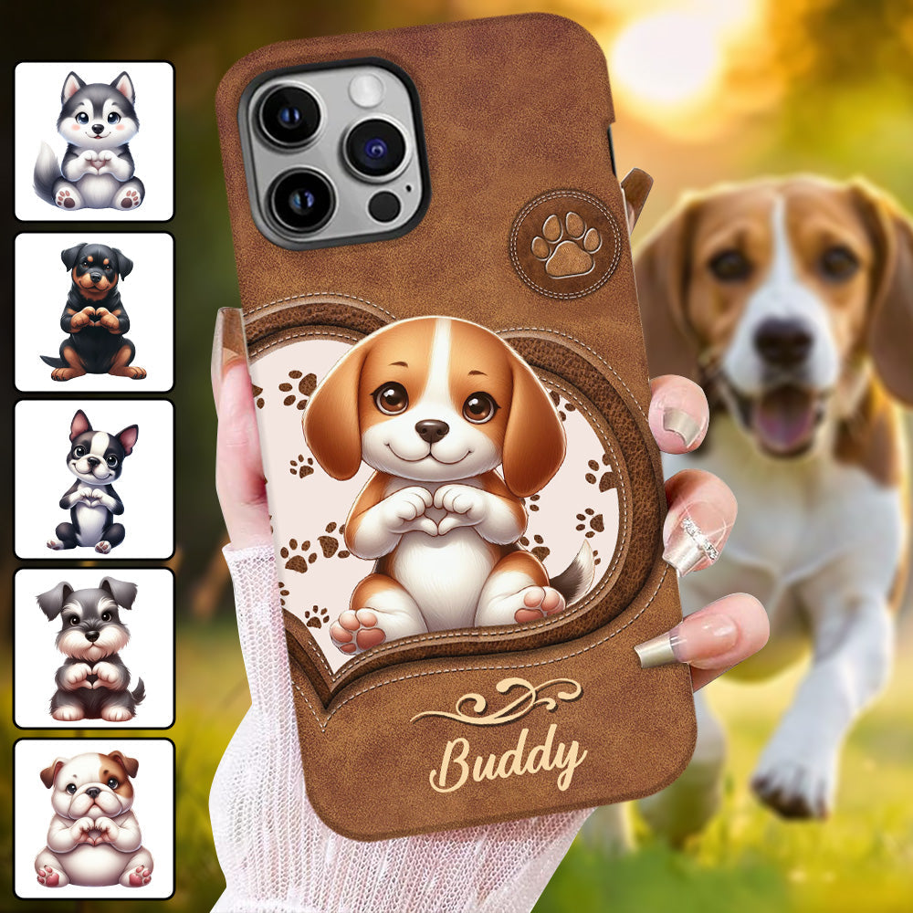 Cute Lovely Dogs - Personalized Dog Full Print Phone Case