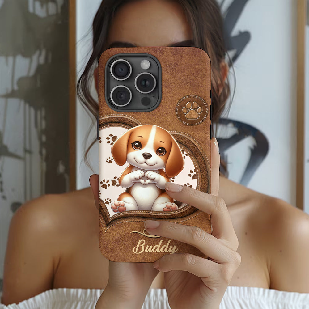 Cute Lovely Dogs - Personalized Dog Full Print Phone Case