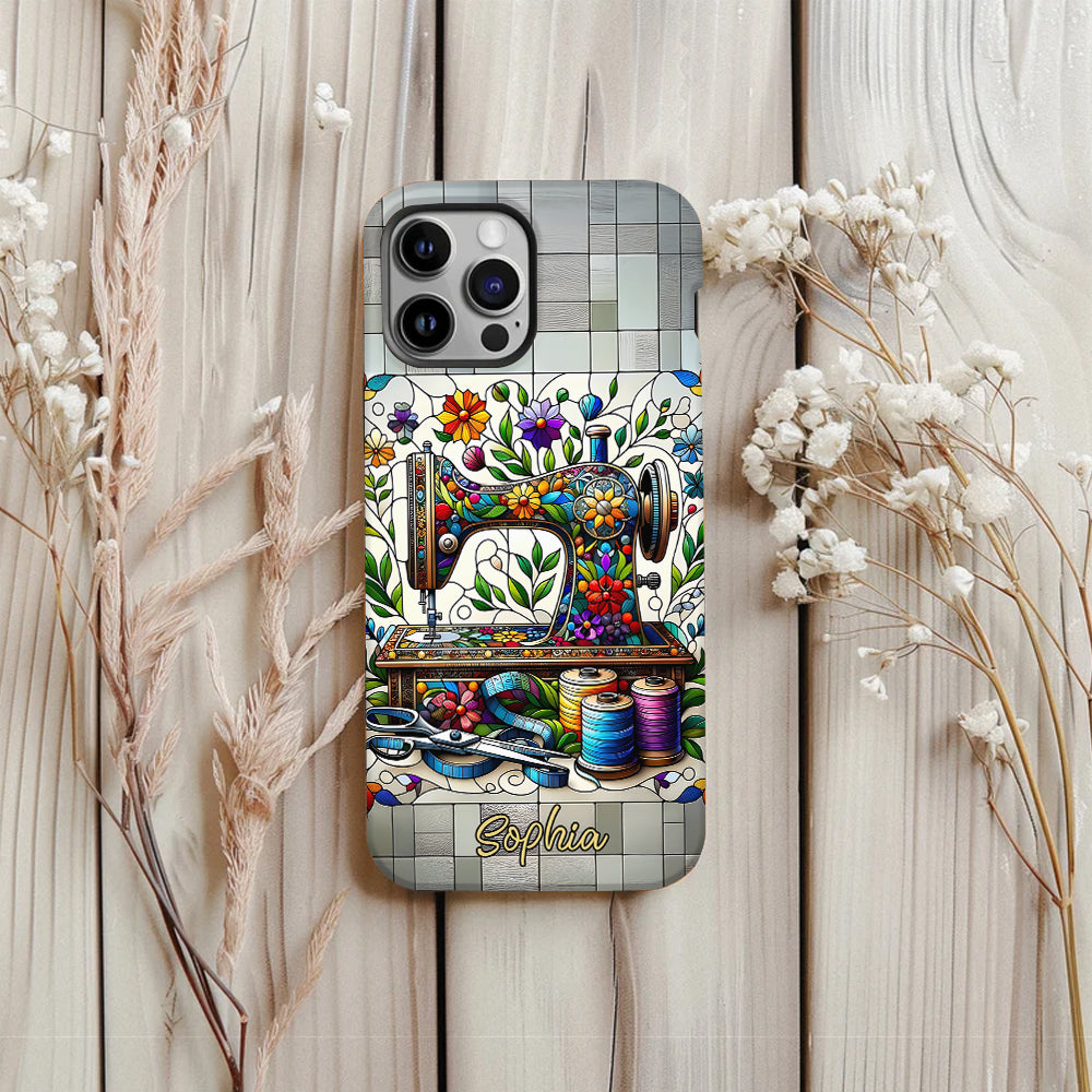 Coque de téléphone personnalisée « Couture » ​​avec imprimé intégral