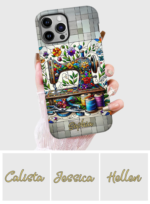 Coque de téléphone personnalisée « Couture » ​​avec imprimé intégral