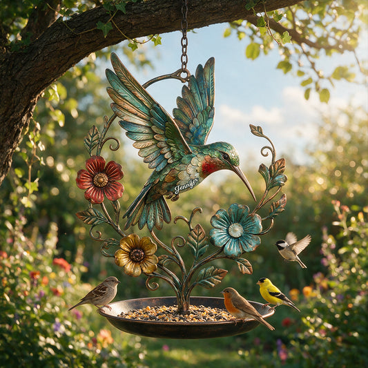 Colibri Mignon - Mangeoire/Bain à Oiseaux Personnalisé