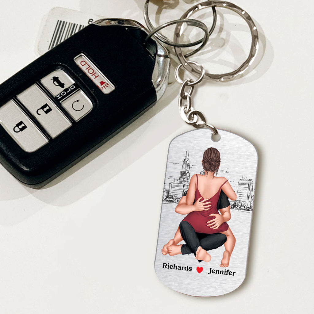 J'ai besoin de toi ce soir, alors rentre bien - Porte-clés personnalisé pour couple en acier inoxydable