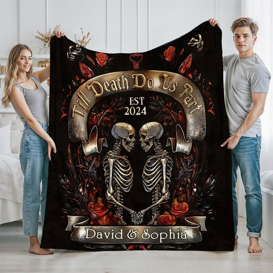 Jusqu'à ce que la mort nous sépare - Couverture personnalisée pour couple