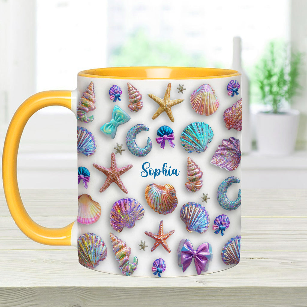 Salty Lil' Beach - Personalized Sea Lover Accent Mug