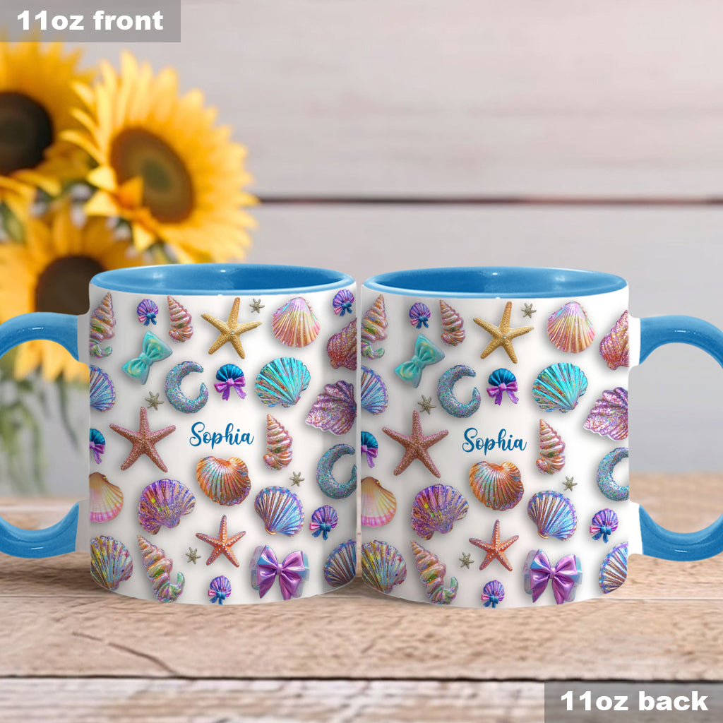 Salty Lil' Beach - Personalized Sea Lover Accent Mug