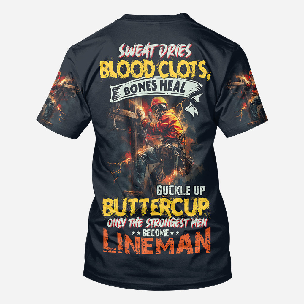 Seuls les plus forts deviennent électriciens - T-shirt personnalisé pour électricien