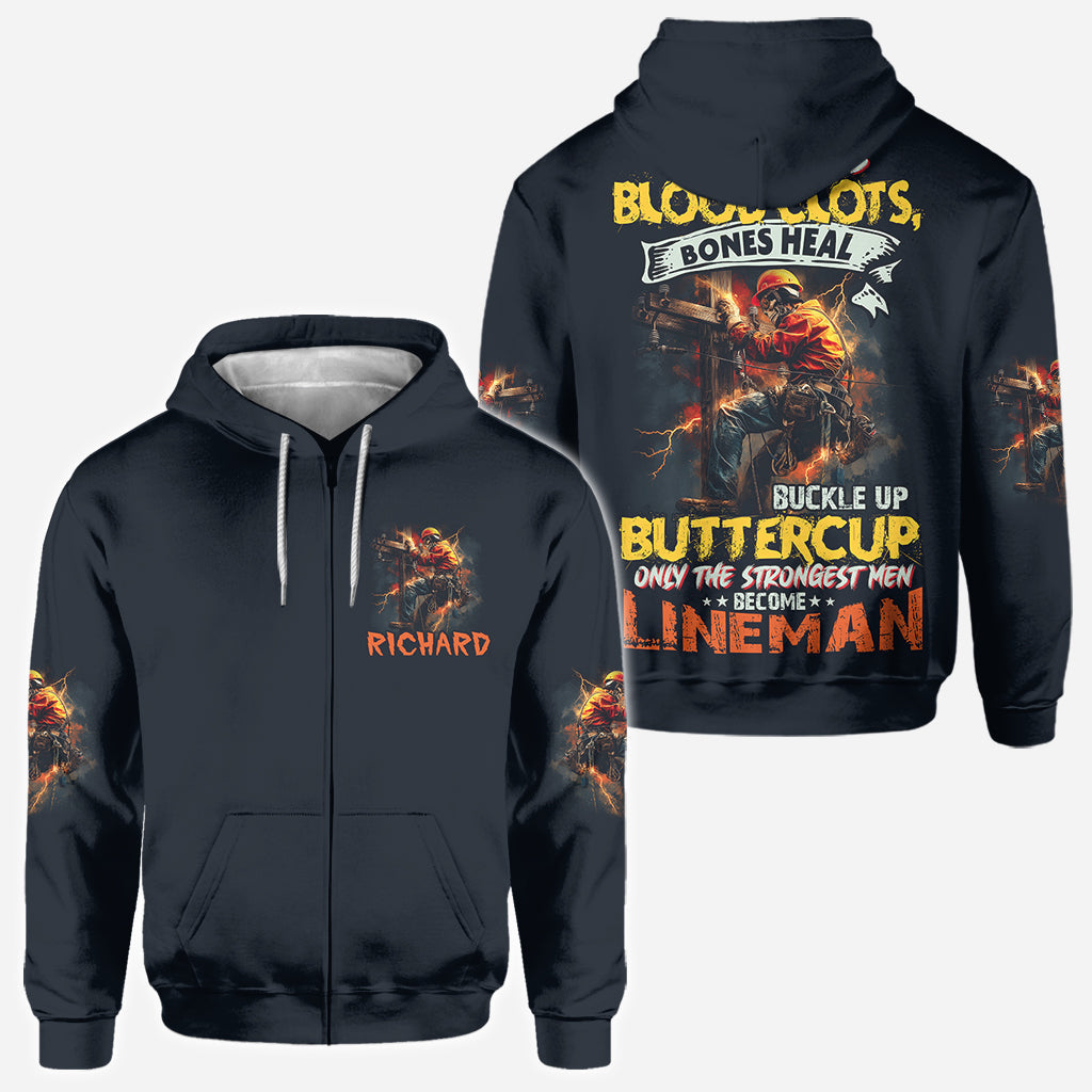 Seuls les plus forts deviennent électriciens - T-shirt personnalisé pour électricien