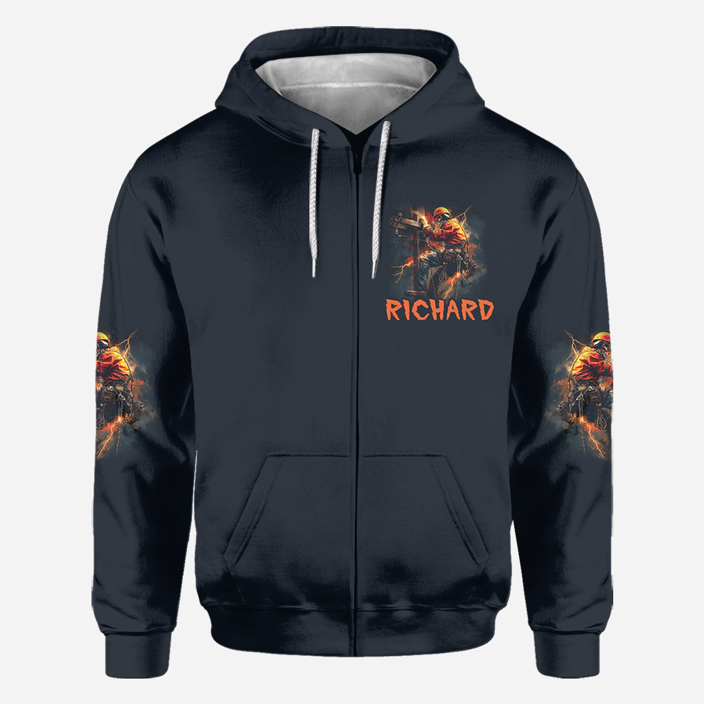 Seuls les plus forts deviennent électriciens - T-shirt personnalisé pour électricien