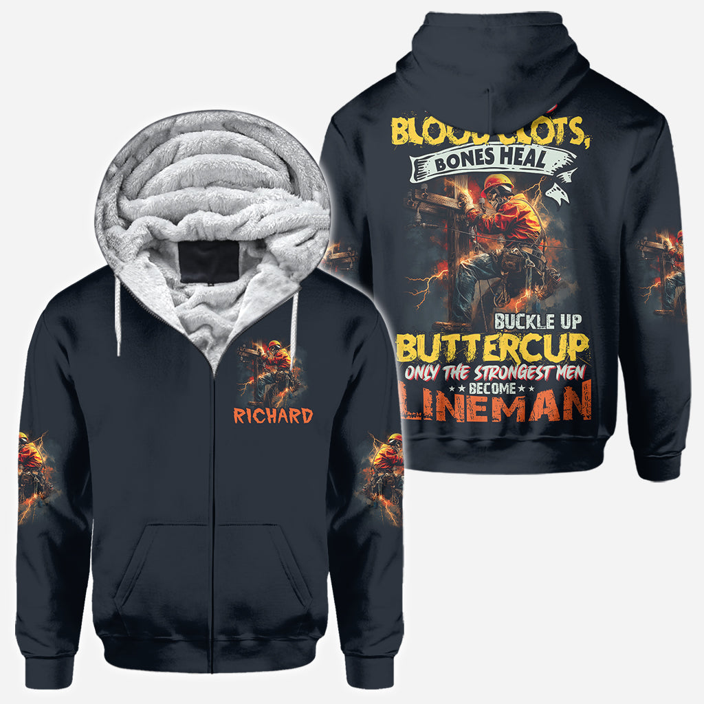 Seuls les plus forts deviennent électriciens - T-shirt personnalisé pour électricien