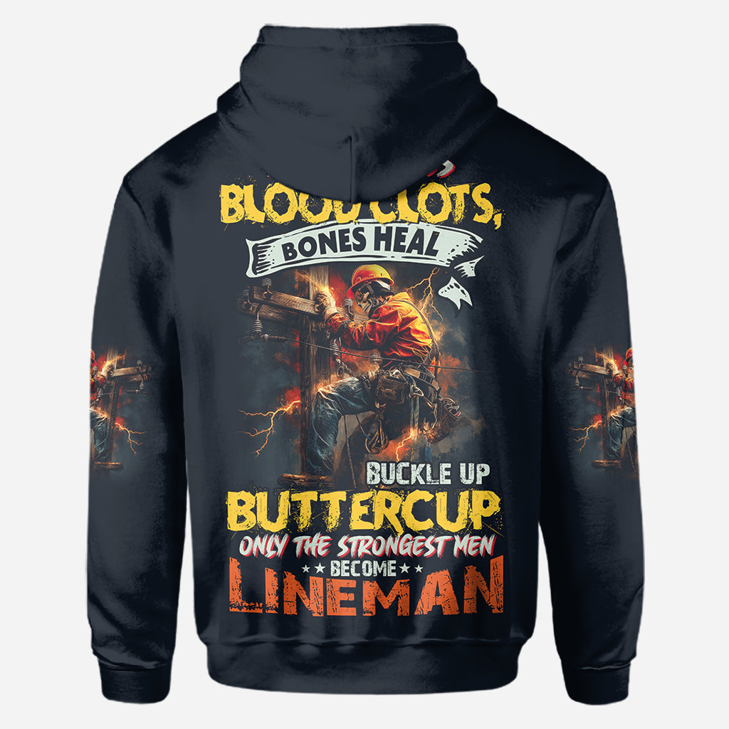 Seuls les plus forts deviennent électriciens - T-shirt personnalisé pour électricien