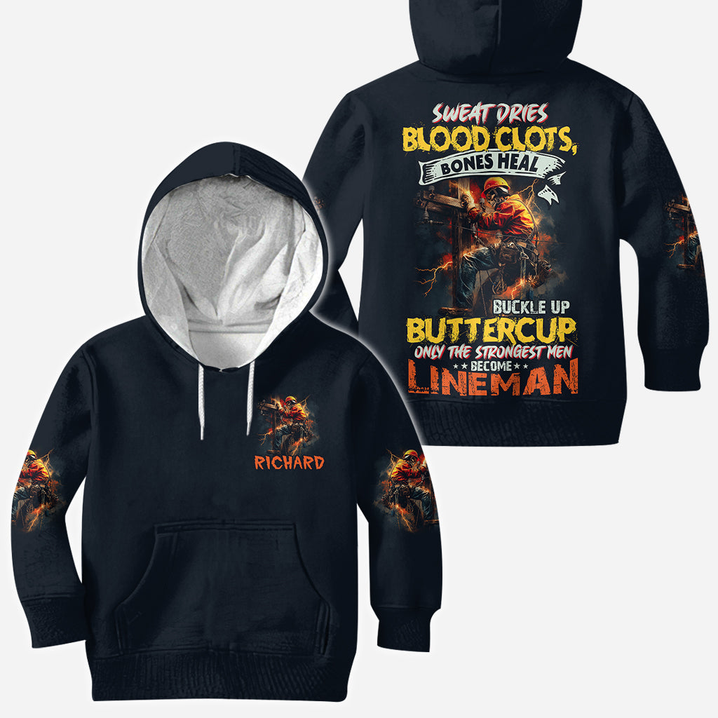 Seuls les plus forts deviennent électriciens - T-shirt personnalisé pour électricien