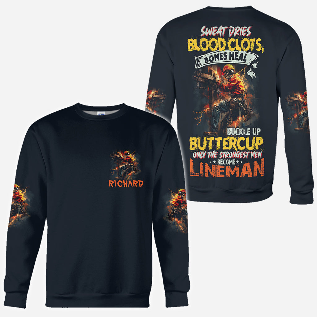 Seuls les plus forts deviennent électriciens - T-shirt personnalisé pour électricien