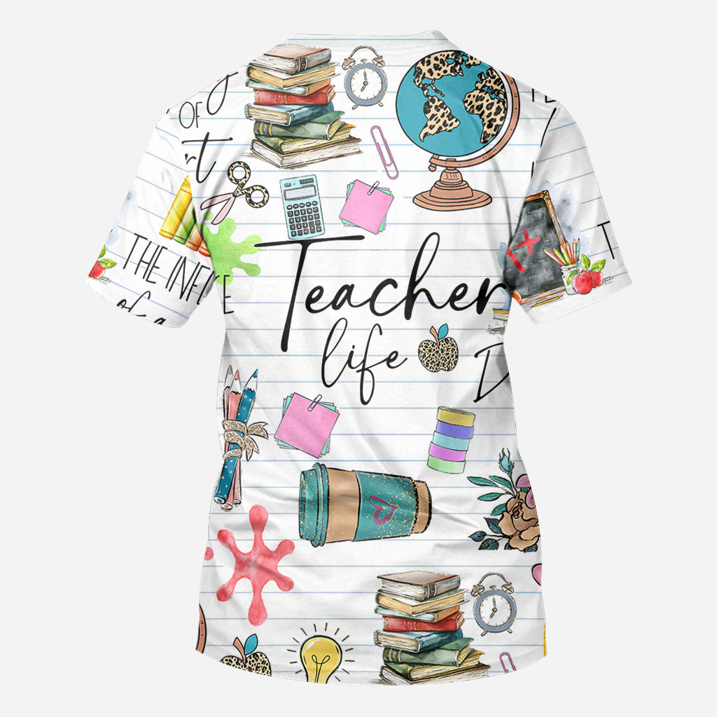 Vie d'enseignant - T-shirt personnalisé pour enseignants