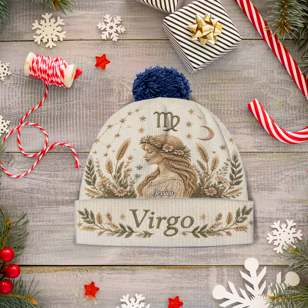 Zodiac Sign - Personalized Horoscope Beanie Hat