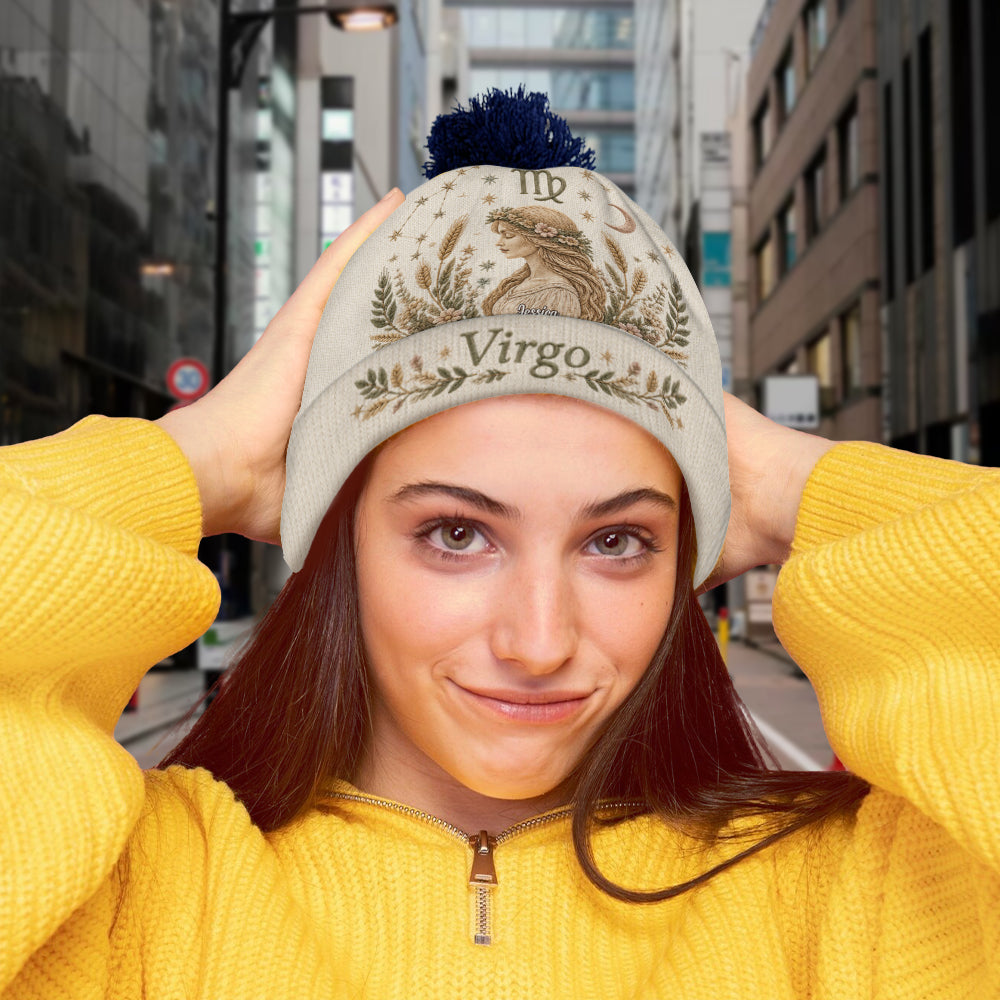 Zodiac Sign - Personalized Horoscope Beanie Hat