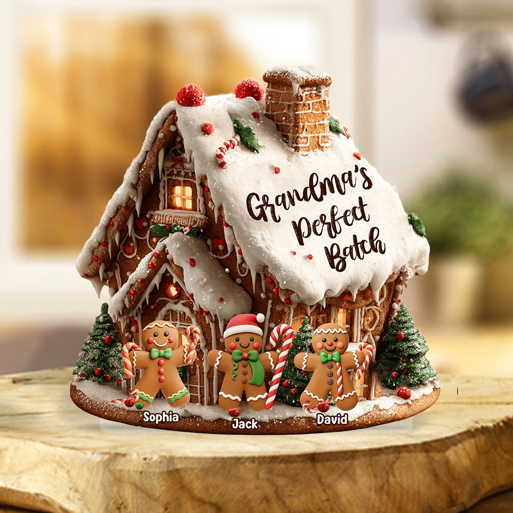 Le lot parfait de grand-mère - Plaque acrylique personnalisée en forme de grand-mère