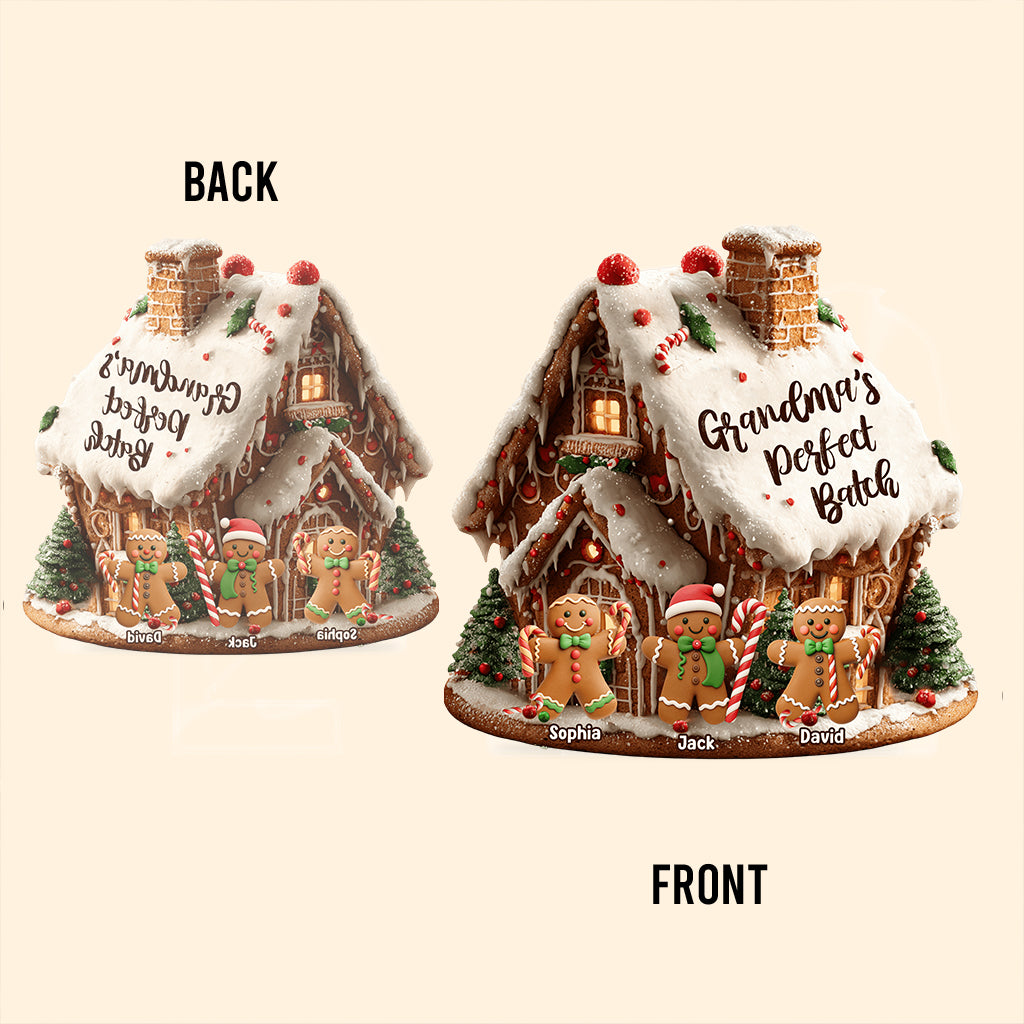 Le lot parfait de grand-mère - Plaque acrylique personnalisée en forme de grand-mère