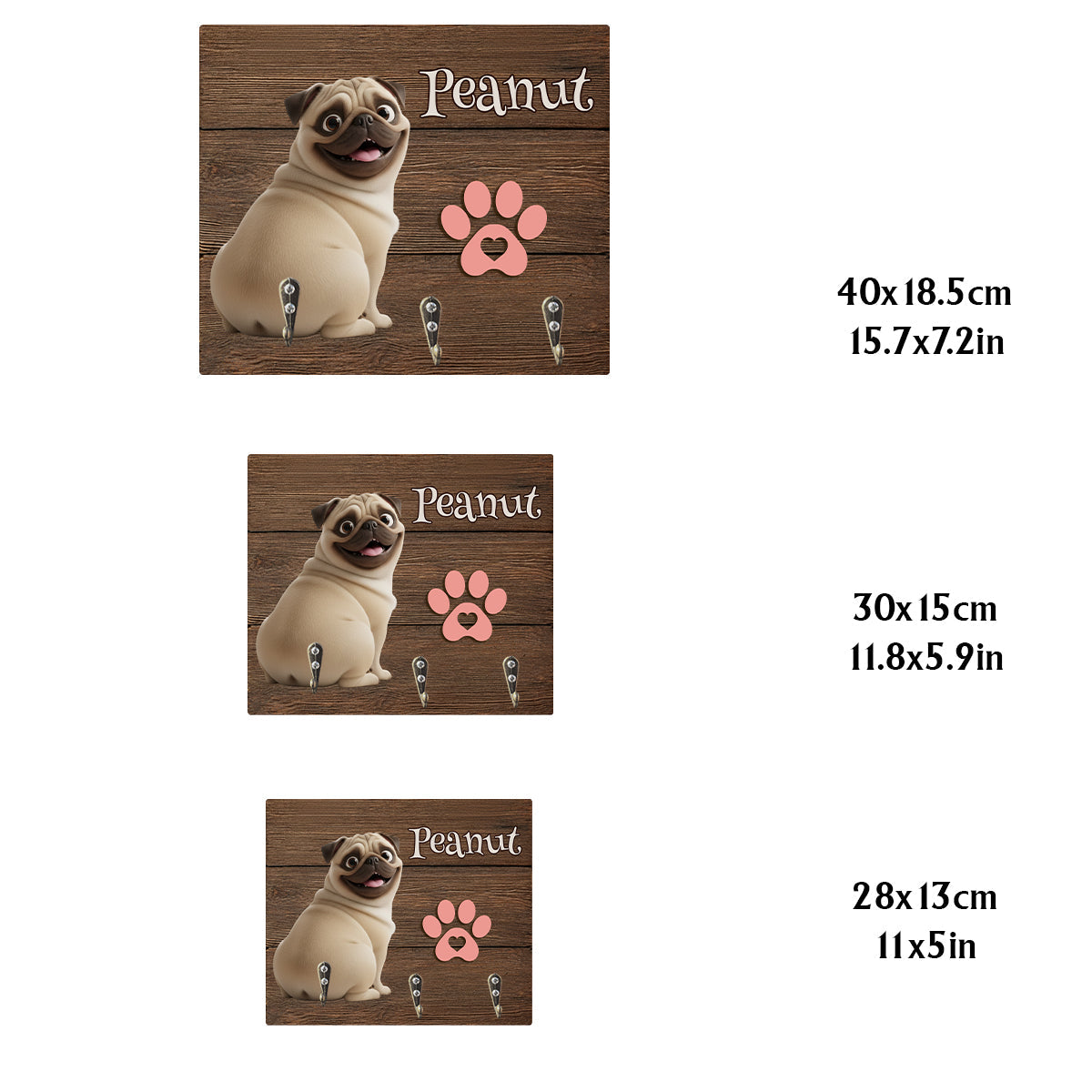 Support suspendu personnalisé à partir de vos photos - Support suspendu sur mesure pour chien