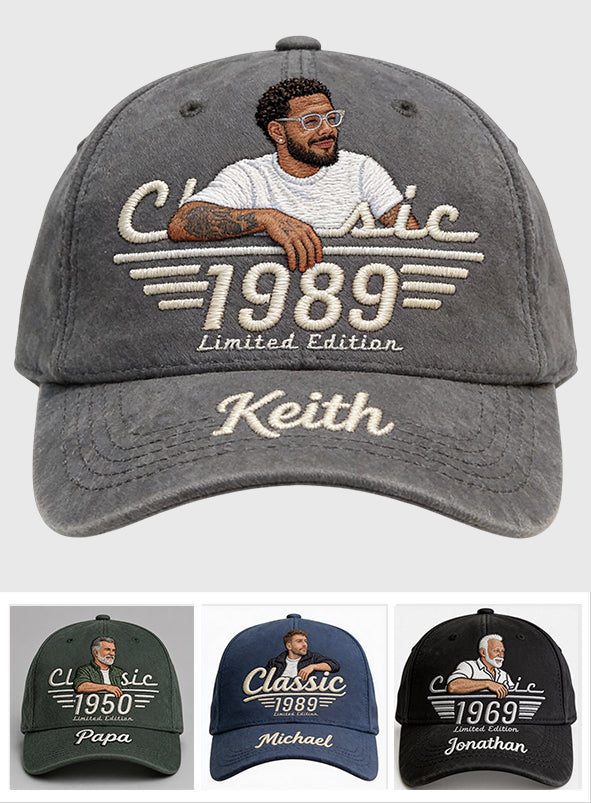 La Légende Depuis la Naissance, Cadeaux pour la Fête des Pères, Édition Limitée - Casquette Personnalisée pour Père
