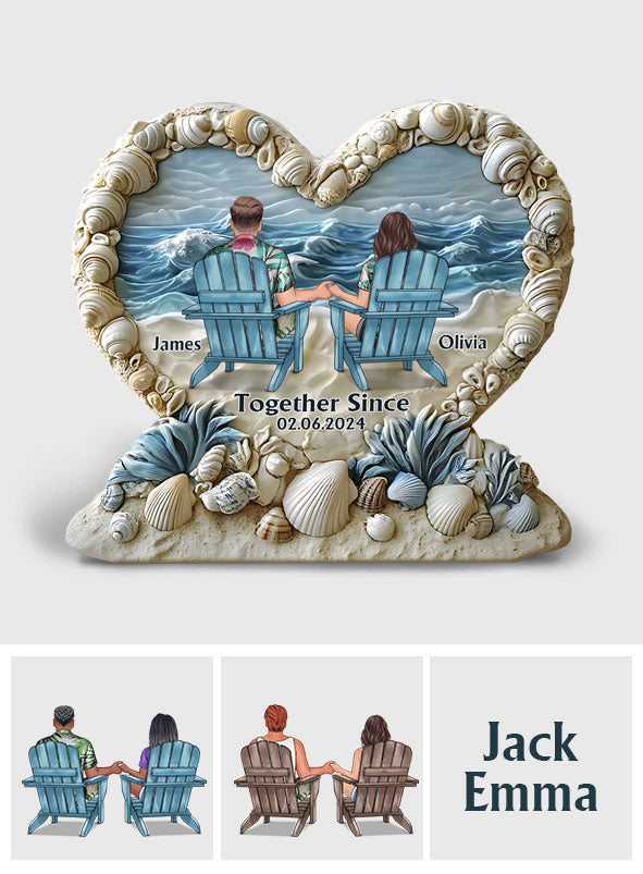Together Since - Personalized Couple Custom Shaped Acrylic Plaque