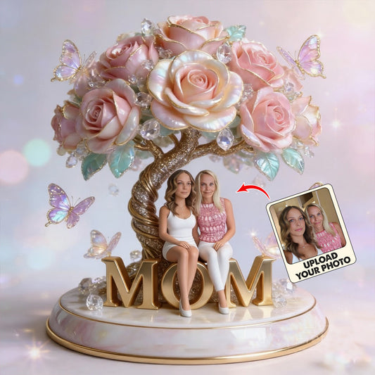 Je t'aime - Plaque acrylique personnalisée pour maman