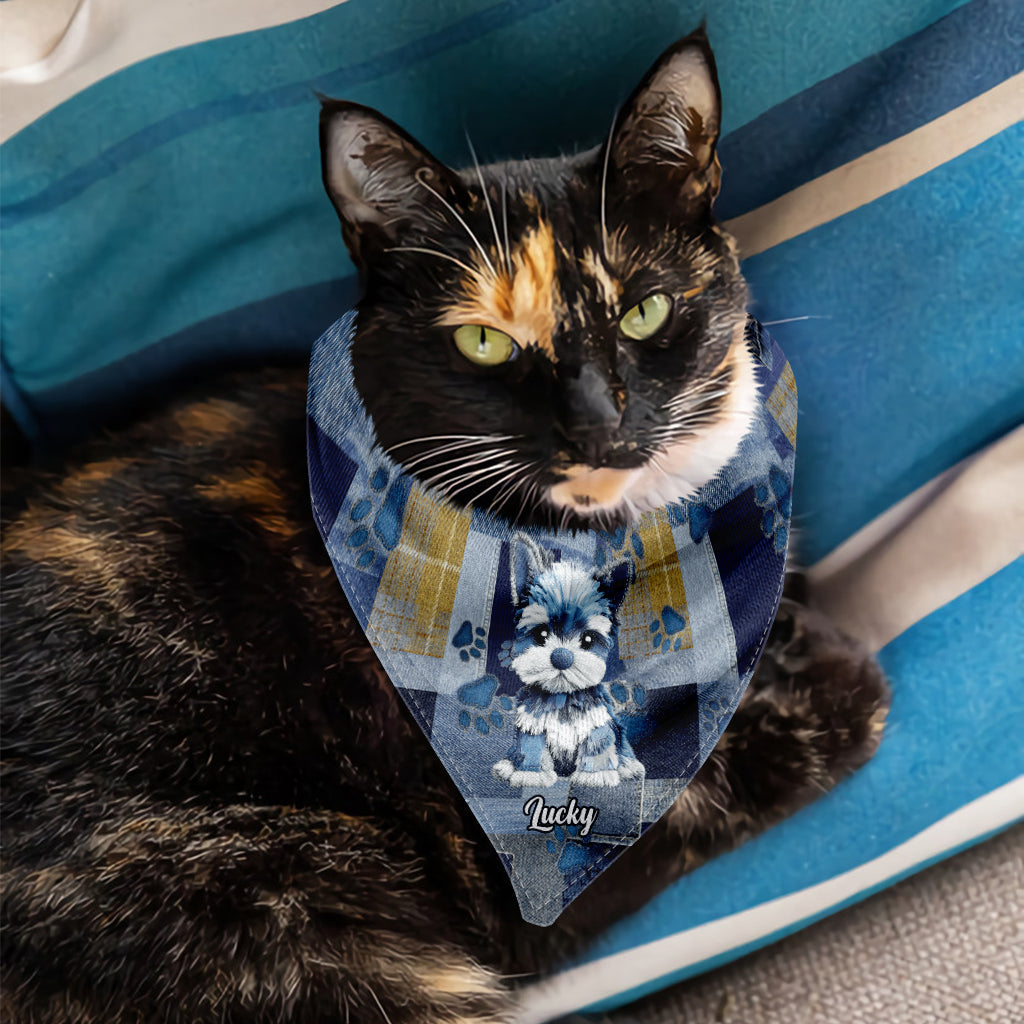 Love My Dog - Personalized Dog Pet Bandana