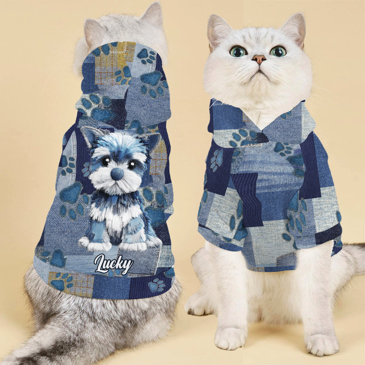 Love My Dog - Personalized Dog Pet Hoodie