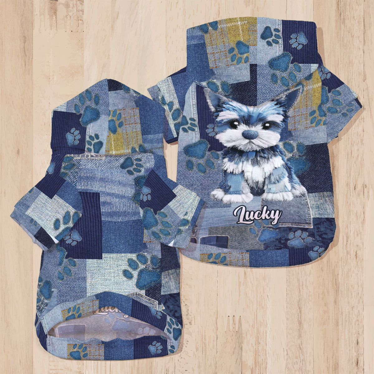 Love My Dog - Personalized Dog Pet Hoodie