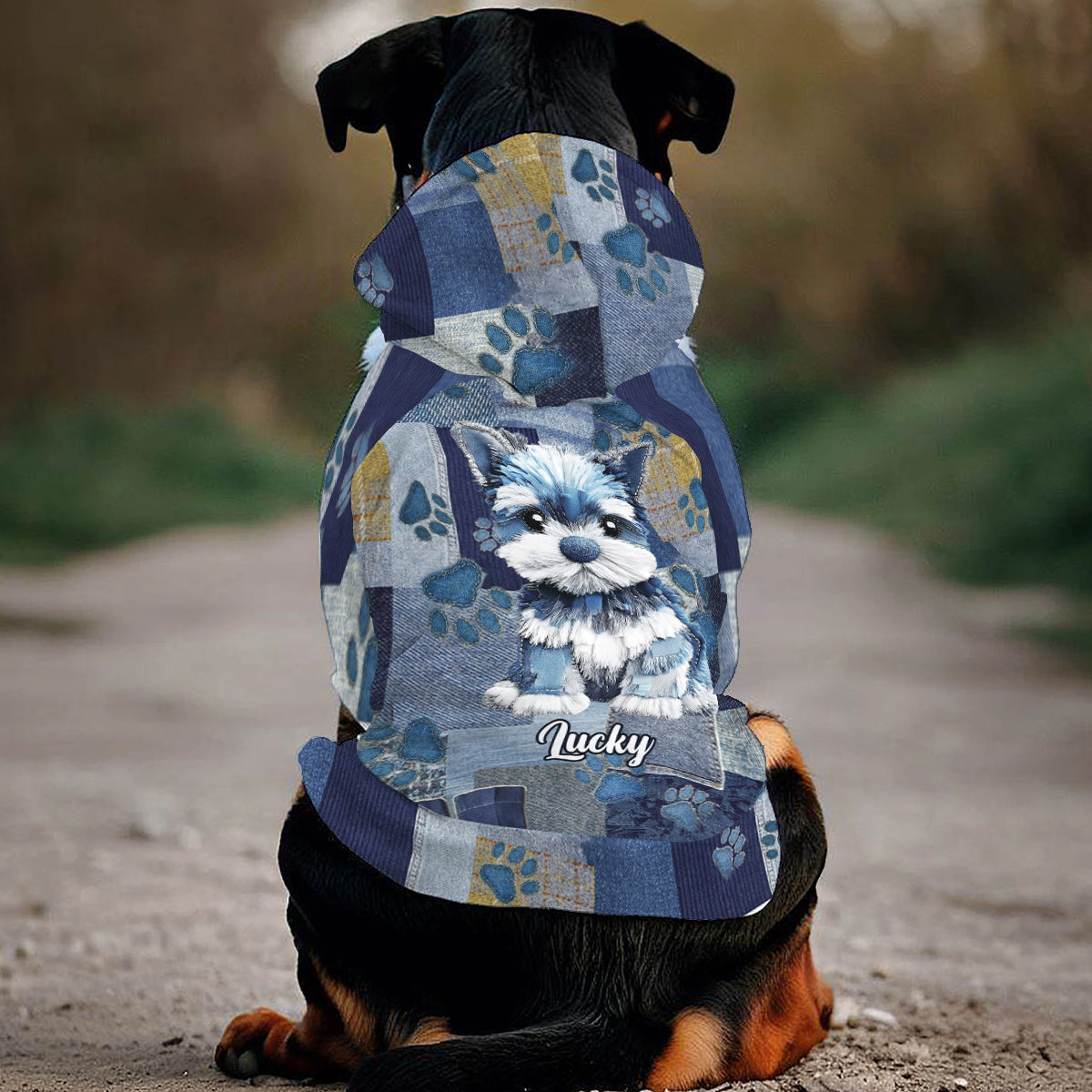 Love My Dog - Personalized Dog Pet Hoodie